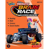Hot Wheels Brain Race Kindergarten Workbook - Paperback