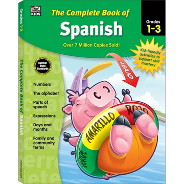 The Complete Book of Spanish, Grades 1 - 3 - Paperback