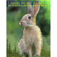Large Print Animals: Dot-to-Dot Puzzles from 300 to 516 Dots - Paperback