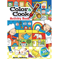 Color & Cook Activity Book - Paperback