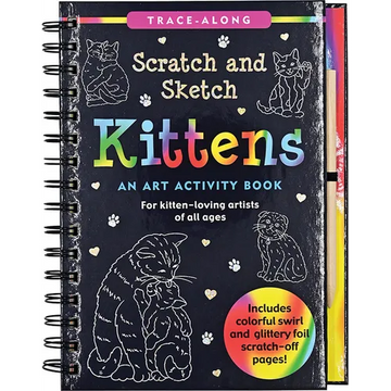 Scratch & Sketch Kittens (Trace Along): An Art Activity Book - Spiral