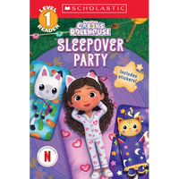 Gabby's Dollhouse: Sleepover Party (Scholastic Reader, Level 1) - Paperback