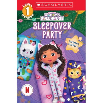Gabby's Dollhouse: Sleepover Party (Scholastic Reader, Level 1) - Paperback