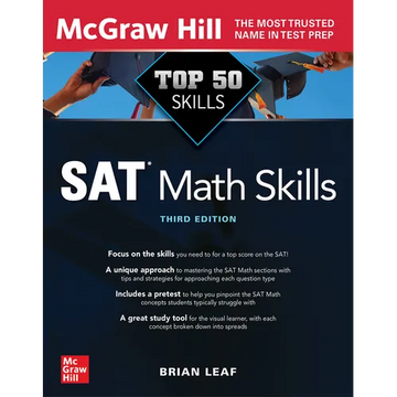 Top 50 SAT Math Skills, Third Edition - Paperback