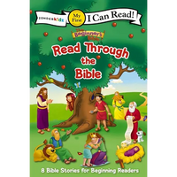 The Beginner's Bible Read Through the Bible: 8 Bible Stories for Beginning Readers - Hardcover
