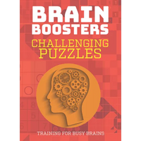 Challenging Puzzles: Training for Busy Brains (Brain Boosters), Full Color Puzzles Including Sudoku, Logic Problems and Riddles - Mass Market Paperbound