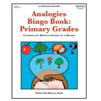 Analogies Bingo Book: Primary Grades: Complete Bingo Game In A Book - Paperback