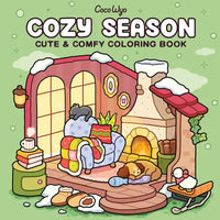 Cozy Season: Coloring Book for Adults and Kids - Paperback