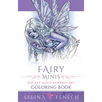 Fairy Minis - Pocket Sized Fairy Fantasy Art Coloring Book - Paperback