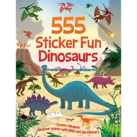 555 Sticker Fun - Dinosaurs - Paperback