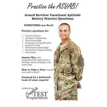 Practice the ASVAB: Armed Services Vocational Aptitude Battery Practice Questions - Paperback