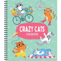 Crazy Cats Coloring - Spiral