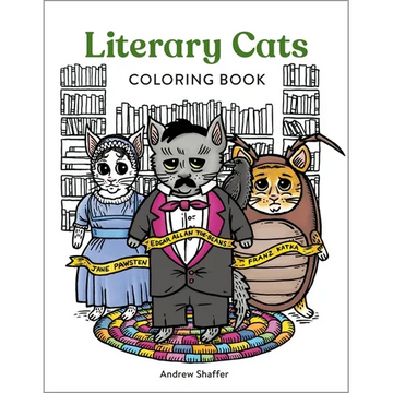 Literary Cats Coloring Book - Paperback
