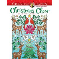 Creative Haven Christmas Cheer Coloring Book - Paperback