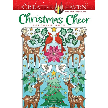 Creative Haven Christmas Cheer Coloring Book - Paperback