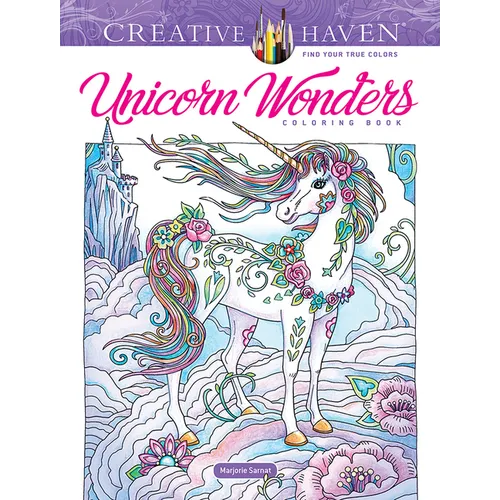 Creative Haven Unicorn Wonders Coloring Book
