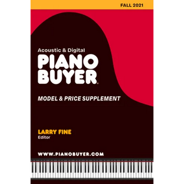 Piano Buyer Model & Price Supplement / Fall 2021 - Paperback