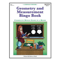 Geometry and Measurement Bingo Book: Complete Bingo Game In A Book - Paperback