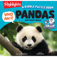 Who Am I? Pandas and Other Bears: Bear Riddle and Picture Book for Kids with Fun Animal Facts, Visual Puzzles and Guessing Games Made for Young Reader - Hardcover