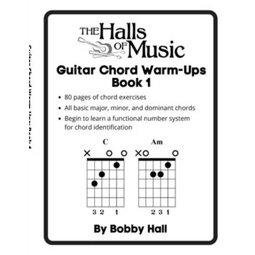 The Halls of Music Chord Warmups for Guitar Book 1 - Paperback