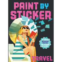 Paint by Sticker (Official): Travel: Re-Create 12 Vintage Posters One Sticker at a Time! - Paperback