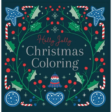 Holly Jolly: Christmas Coloring Book: Adult Coloring Book - Paperback