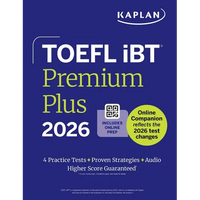 TOEFL IBT Premium Plus 2026 - Paperback
