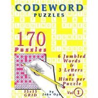 Codeword Puzzles: 170 Puzzles, Volume 1 - Paperback