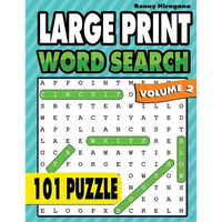 Large Print Word Search: 101 Puzzles ( Volume 2 ) - Paperback