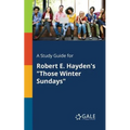 A Study Guide for Robert E. Hayden's "Those Winter Sundays"