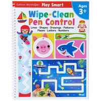 Play Smart Wipe-Clean Pen Control: Ages 3+ - Spiral