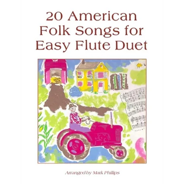 20 American Folk Songs for Easy Flute Duet - Paperback