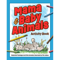 Mama & Baby Animals Activity Book - Paperback