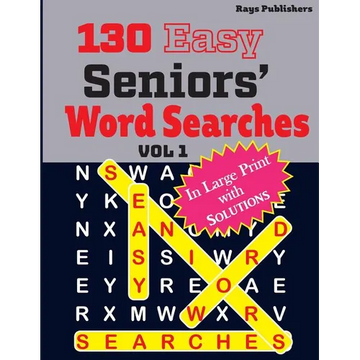 130 Easy SENIORS' Word Searches - Paperback