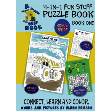 4 in 1 Fun Stuff Puzzle Book - Paperback