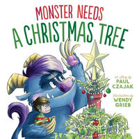 Monster Needs a Christmas Tree - Library Binding
