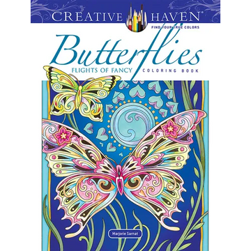 Creative Haven Butterflies Flights of Fancy Coloring Book - Paperback