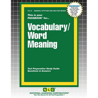 Vocabulary/Word Meaning - Paperback