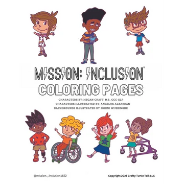 Mission: Inclusion Coloring Pages: Inclusion Coloring - Paperback
