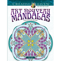 Creative Haven Art Nouveau Mandalas Coloring Book - Paperback