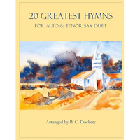 20 Greatest Hymns for Alto and Tenor Sax Duet - Paperback