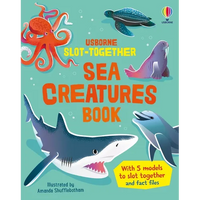 Slot-Together Sea Creatures Book - Board Book