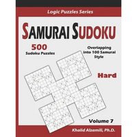 Samurai Sudoku: 500 Hard Sudoku Puzzles Overlapping into 100 Samurai Style - Paperback