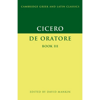 Cicero: De Oratore Book III - Paperback