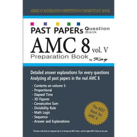 Past Papers Question Bank AMC8 [volume 5]: amc8 math preparation book - Paperback