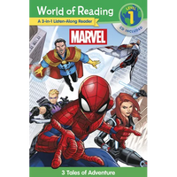 World of Reading: Marvel 3-In-1 Listen-Along Reader-World of Reading Level 1: 3 Tales of Adventure with CD! [With Audio CD] - Paperback