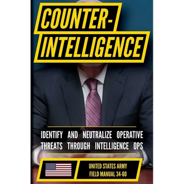 U.S. Army Counterintelligence Manual (FM 34-60): Counterintelligence Operations and Threat Analysis Doctrine - Paperback