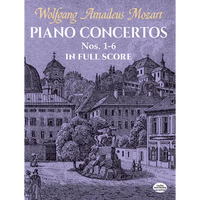 Piano Concertos Nos. 1-6 in Full Score - Paperback