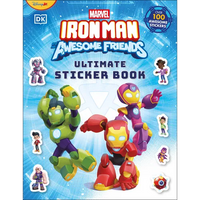 Marvel Iron Man and His Awesome Friends Ultimate Sticker Book - Paperback