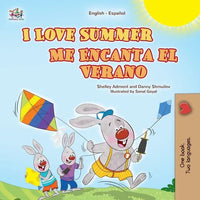 I Love Summer (English Spanish Bilingual Children's Book) - Paperback